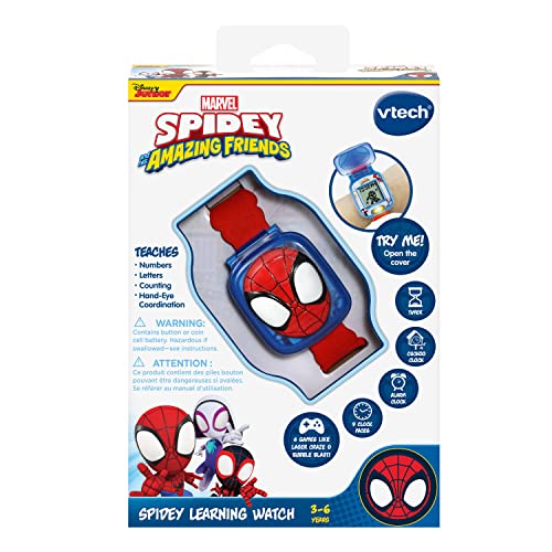 VTech Spidey and His Amazing Friends Spidey Learning Watch, Red
