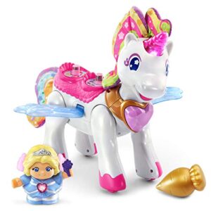 vtech go! go! smart friends twinkle the magical unicorn (frustration free packaging) , white