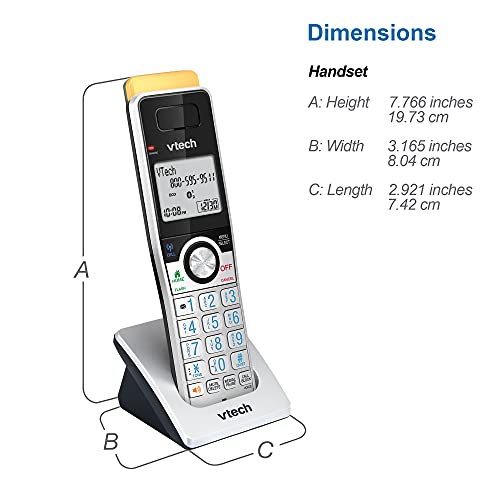 VTECH IS8121-2 Super Long Range up to 2300 Feet DECT 6.0 Bluetooth 2 Handset Cordless Phone for Home with Answering Machine, Call Blocking, Connect to Cell, Intercom and Expandable to 5 Handsets