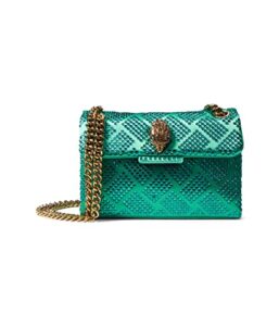 kurt geiger london fabric mini kensington crossbody green 3 one size