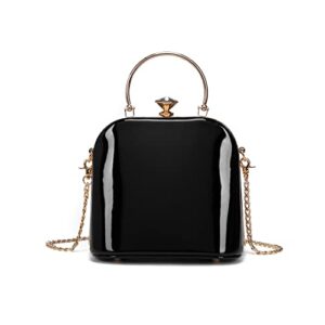 la terre patent leather handbags for women top handle satchel purses