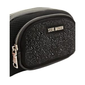 Steve Madden Storm Stud Camera Crossbody Black/Black One Size