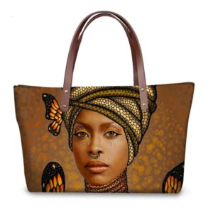 beautiful butterfly handbag (brown)