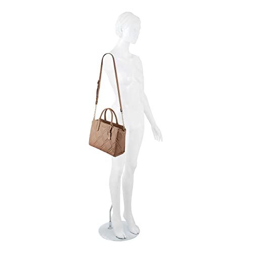 NINE WEST April Satchel, Dark Khaki