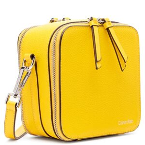 Calvin Klein Argo Organizational Cube Crossbody, Daffodil