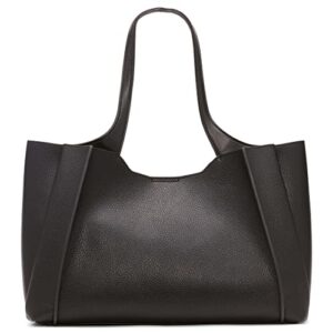 Calvin Klein Sahara East/West Tote, Black/Silver