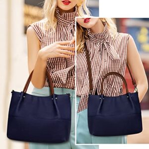 KITATU Hobo Purses Handbags for Women Satchels Top-Handle Shoulder Bags Vegan Leather Designer Crossbody Bag Set 2pcs