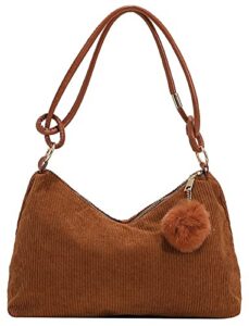 crossbody bag women corduroy satchel bag small tote bag shoulder bag cute tote handbag mini crossbody bag hobo bag