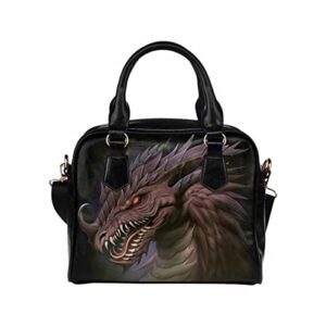 d-story vintage dragon head handbags for women handbags for women large tote shoulder bags top handle satchel purses wallet