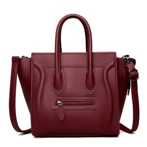 vintage leather handbag for women summer hot style ladies shoulder bag large capacity messenger bag