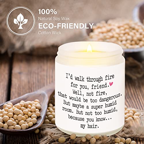 Friendship Gifts for Women Friends, Candle Gifts for Friends Female, Best Friend Birthday Gifts for Women, Graduation Gifts for Best Friend, Bestie, BFF, Mothers Day Christmas Gifts for Friend