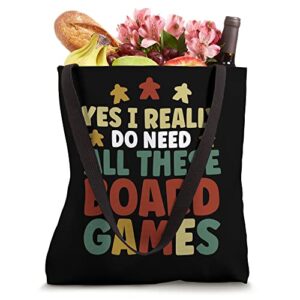 Game Night Yes I Really Do Need All These Board Games Tote Bag