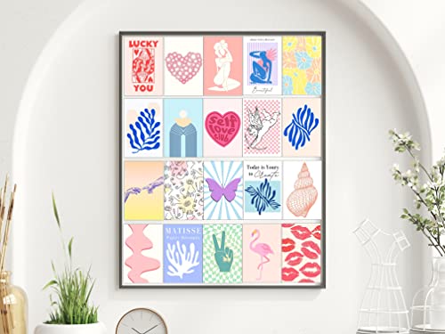 JUJU'S VIBES 50pcs Coconut Girl Room Decor Aesthetic Collage Posters, That Vanilla Girl Aesthetic Preppy Wall Collage, Cute Danish Pastel Wall Collage Kit Aesthetic Cute Pictures for Bedroom Decor, Photos for Dorm, Wall, Clean Girl Room Decor for Teen, Co