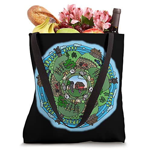 Farm & Country Themed Mandala Tote Bag