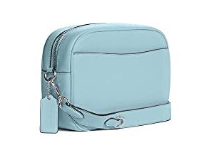 COACH Womens Jamie Camera Bag In Blocked Signature Canvas (SV/Powder Blue)