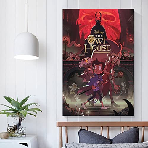 DHLHL 9 The Owl House Poster Poster Decorative Painting Canvas Wall Art Posters for Room Aesthetic 16x24inch(40x60cm)