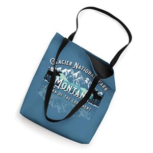 Glacier National Park Montana Hiking Camping Moose Souvenir Tote Bag