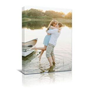TNMGD Create Personalized Wall Art with Your Photo on Canvas - Custom Canvas Prints for Family - Personalized Canvas Pictures for Wall to Print Framed (8" X 10")