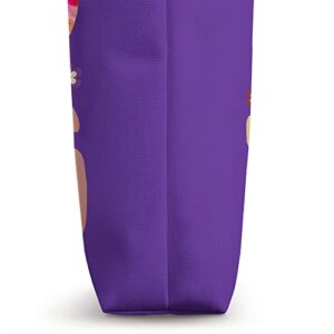 Retro I SURVIVED The SIXTIES TWICE 70th Birthday Joke Purple Tote Bag