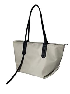 tote bag for women casual commuter handbag nylon single shoulder bag,khaki