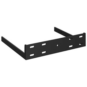 homiuse 2 Pack Floating Shelves 9.1" Wall Shelves for Bathroom Shelf Decor Floating Shelf Bracket Wall Mounted Shelves for Bedroom Hanging Shelves for Wall Storage Small Shelf Black Shelves MDF