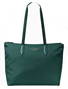 Kate Spade New York Mel Packable Nylon Tote (Deep jade)