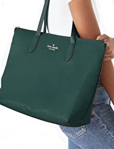 Kate Spade New York Mel Packable Nylon Tote (Deep jade)