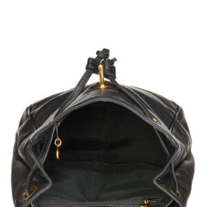 CHANEL, Pre-Loved Black Caviar 3 'CC' Backpack Medium, Black