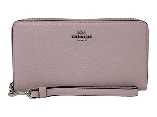 COACH Long Zip Around Wallet Style No. C4451 Ice Pink