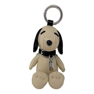 Coach X Peanuts Snoopy Pebble Leather Collectible Bag Charm Style No. CF852