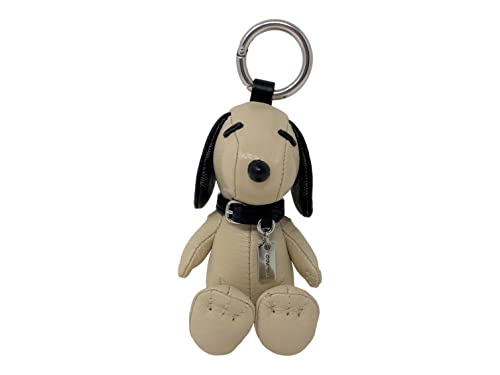 Coach X Peanuts Snoopy Pebble Leather Collectible Bag Charm Style No. CF852