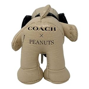 Coach X Peanuts Snoopy Pebble Leather Collectible Bag Charm Style No. CF852