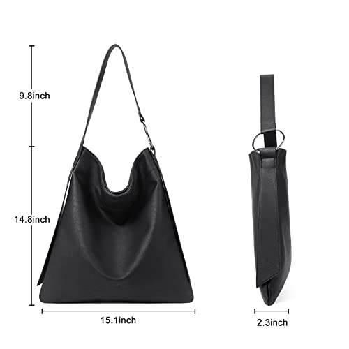 CLUCI Purses and Handbags for Women Vegan Leather Hobo Bags Designer Tote Fashion Large Ladies Shoulder Bag