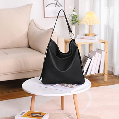 CLUCI Purses and Handbags for Women Vegan Leather Hobo Bags Designer Tote Fashion Large Ladies Shoulder Bag