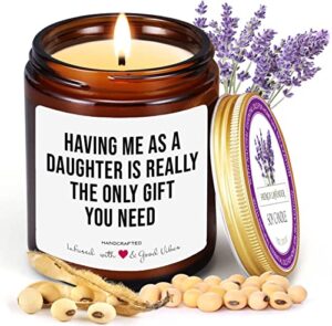 pidelight nice stuff for mom candle – funny thank you mom candle, father day gifts from daughter candle, mothers day gifts from adopted daughter, best mom ever candle from daughter