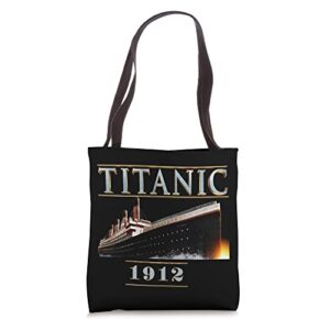 titanic gift voyage rms titanic 1912 tote bag