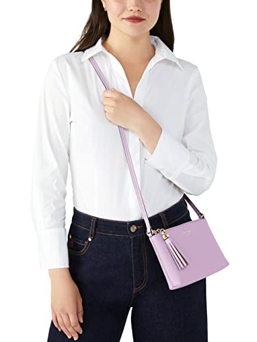 Kate Spade Amy Leather Crossbody Bag (Lavender)