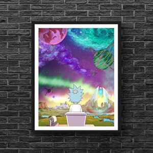 rick toilet poop poster // rick sanchez morty mr meeseeks sun bathroom decor poop…