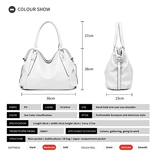 Shoulder Crossbody Bags and Totes for Women Fashion Ladies PU Leather Top Handle Satchel Shoulder Tote Bags