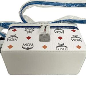 MCM Women's White Rockstar Rainbow Spectrum Visetos Vanity Case Box Bag MYZ9SSV60WA