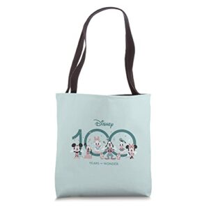 disney 100 years of wonder mickey & pals muted cute d100 tote bag