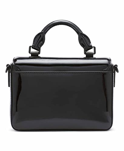 DKNY Elissa Small Top Handle Satchel, Black/Black