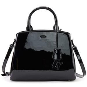 DKNY Paige Medium Satchel, Black/Black