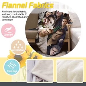 Soft Collage Blanket Paul Wesley Anti-Pilling Flannel Throw Blanket for Men/Women 50"×40", Home Decor