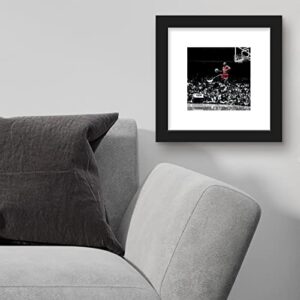 Trends International Gallery Pops Michael Jordan - Flight Progression Sequence 4 Wall Art Wall Poster, 12" x 12", Black Frame Version