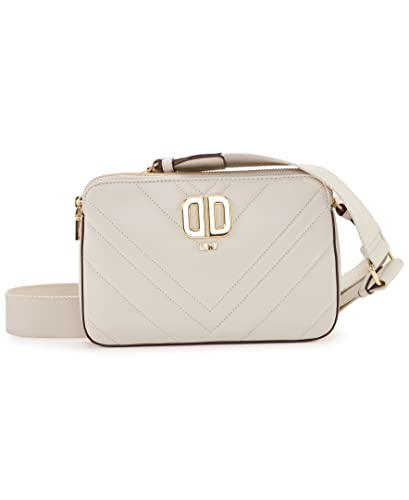 DKNY Delphine Double Zip Crossbody, Pebble