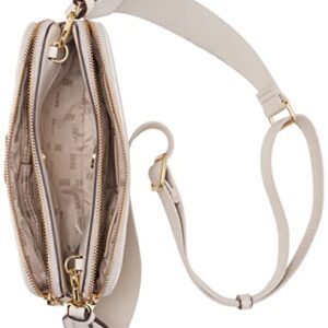 DKNY Delphine Double Zip Crossbody, Pebble