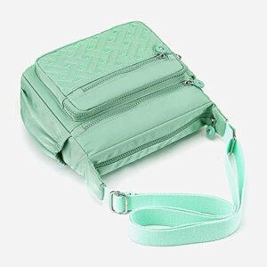 Crossbody Bags Multi Pocket Handbag Trendy Waterproof Womens Satchel Handbags Shoulder Messenger Bag Travel Hiking Daily