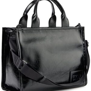 DKNY Hadlee Medium Tote, BLK/Gunmetal