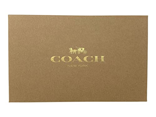 COACH Boxed Mini Wallet on Chain in Black Cherry